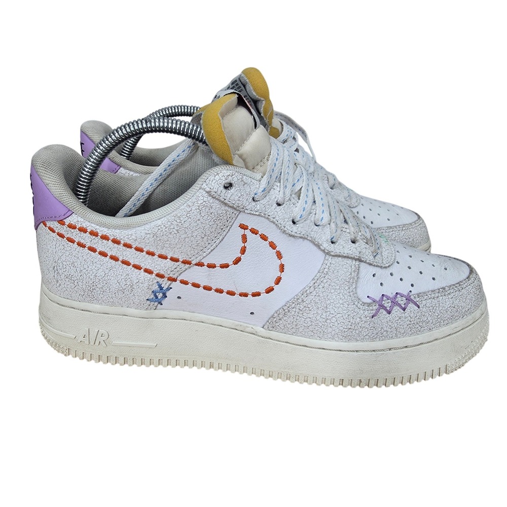 Nike Air Force 1 07 SE 101 Shoes Womens 9 Lucky Charms DX2348-100 Sneakers